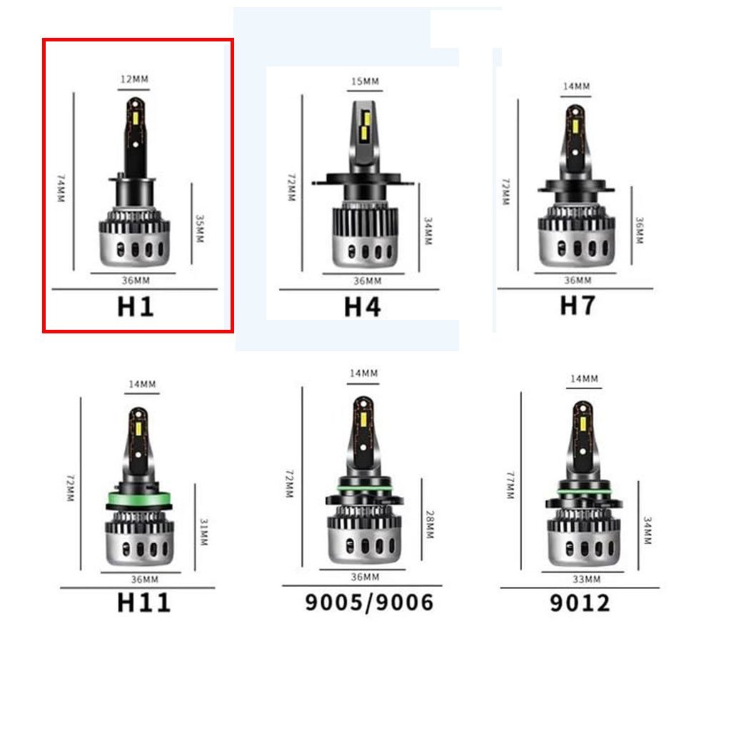 ⁦Kit Lampe de phare H1 F10 Super LED 6500K - مصابيح إضاءة أمامية للسيارات⁩ - الصورة ⁦2⁩