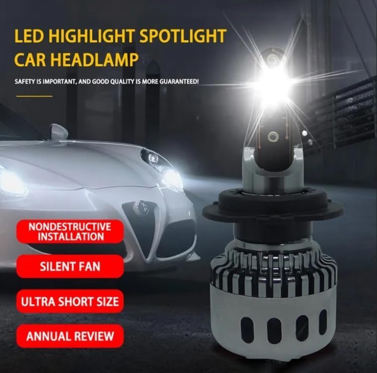 ⁦Kit Lampe de phare H1 F10 Super LED 6500K - مصابيح إضاءة أمامية للسيارات⁩ - الصورة ⁦3⁩