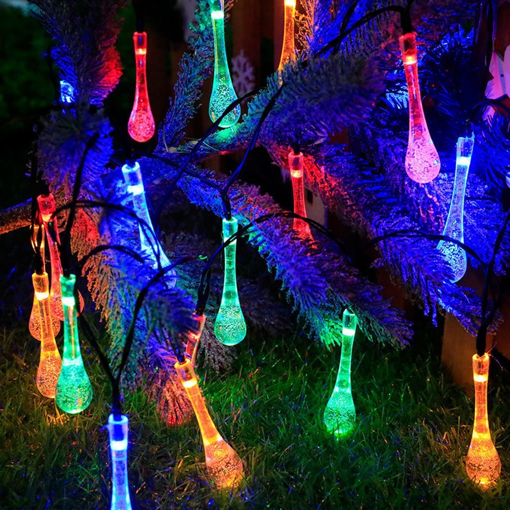 Guirlande lumineuse à 40 LED - 9 m - Branchement direct avec secteur étanche décoration idéale pour chambre (Ampoule) - الصورة 4
