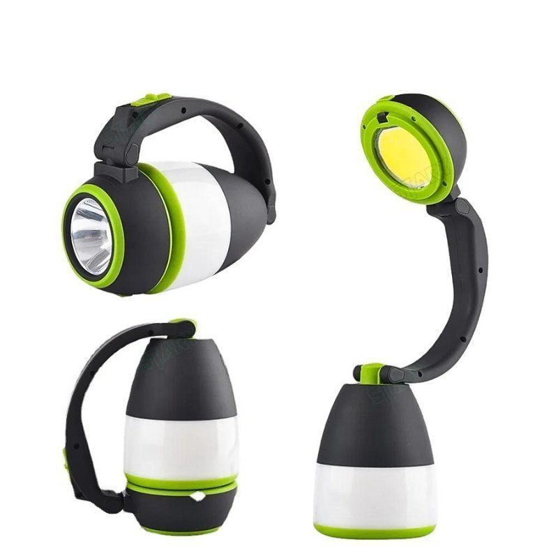 Lampe de poche 3 en 1 , bureau et camping 180 réglable , 3 modes, rechargeable avec fonction batterie externe - الصورة 5