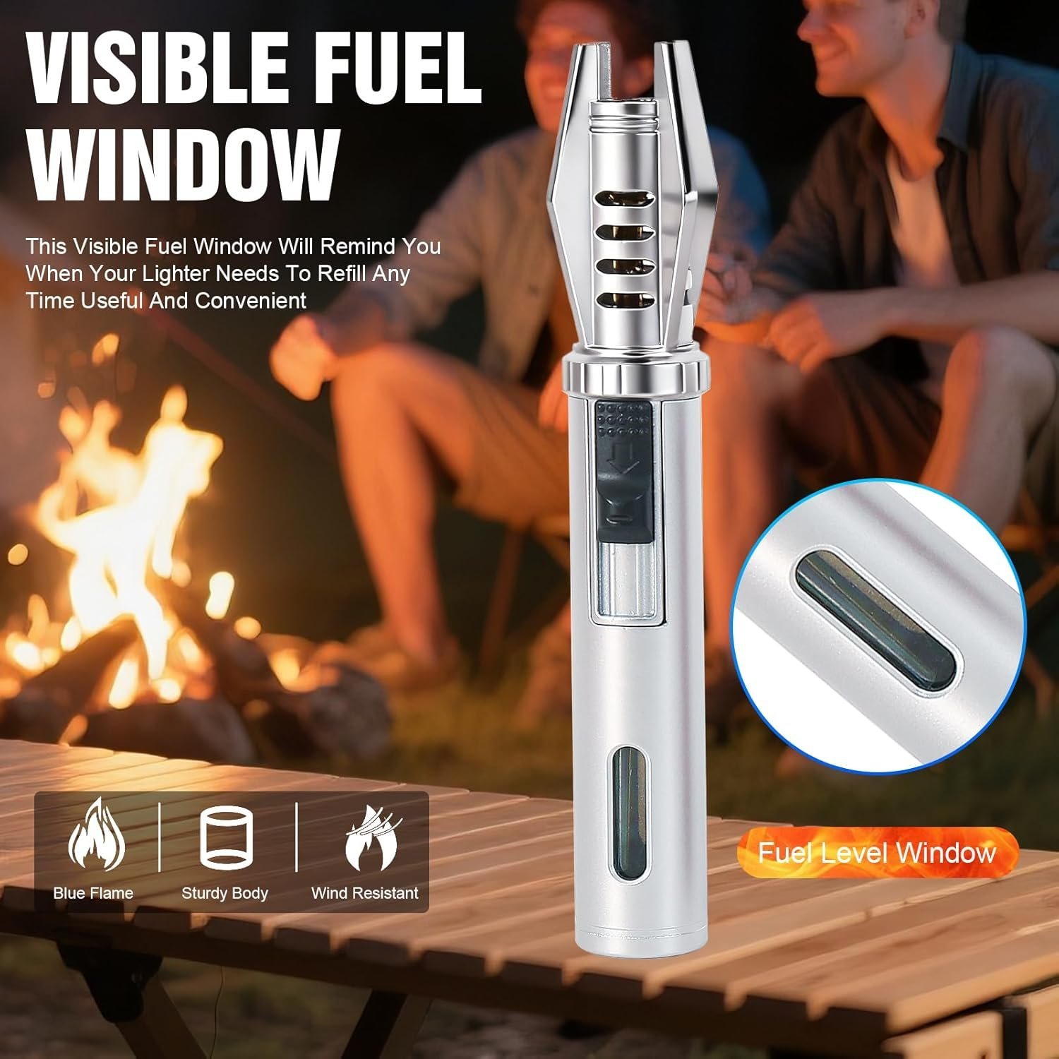 Mini Briquet Torche Professionnel à Jet Flamme - ولاعة مقاومة للرياح (1300 درجة) - الصورة 7