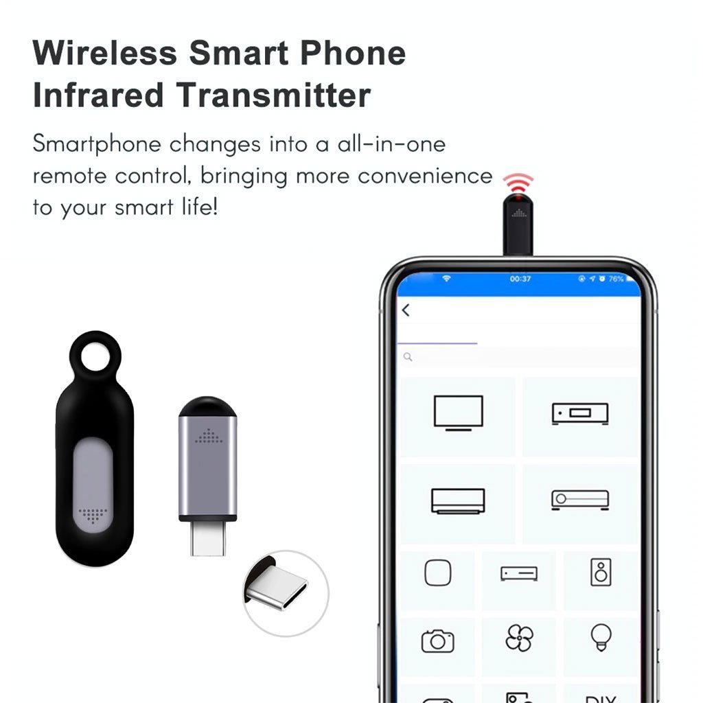 Mini Télécommande Smart infrarouge universel pour Smartphone – أداة للتحكم بالأجهزة الكهرومنزلية عن بعد - الصورة 2
