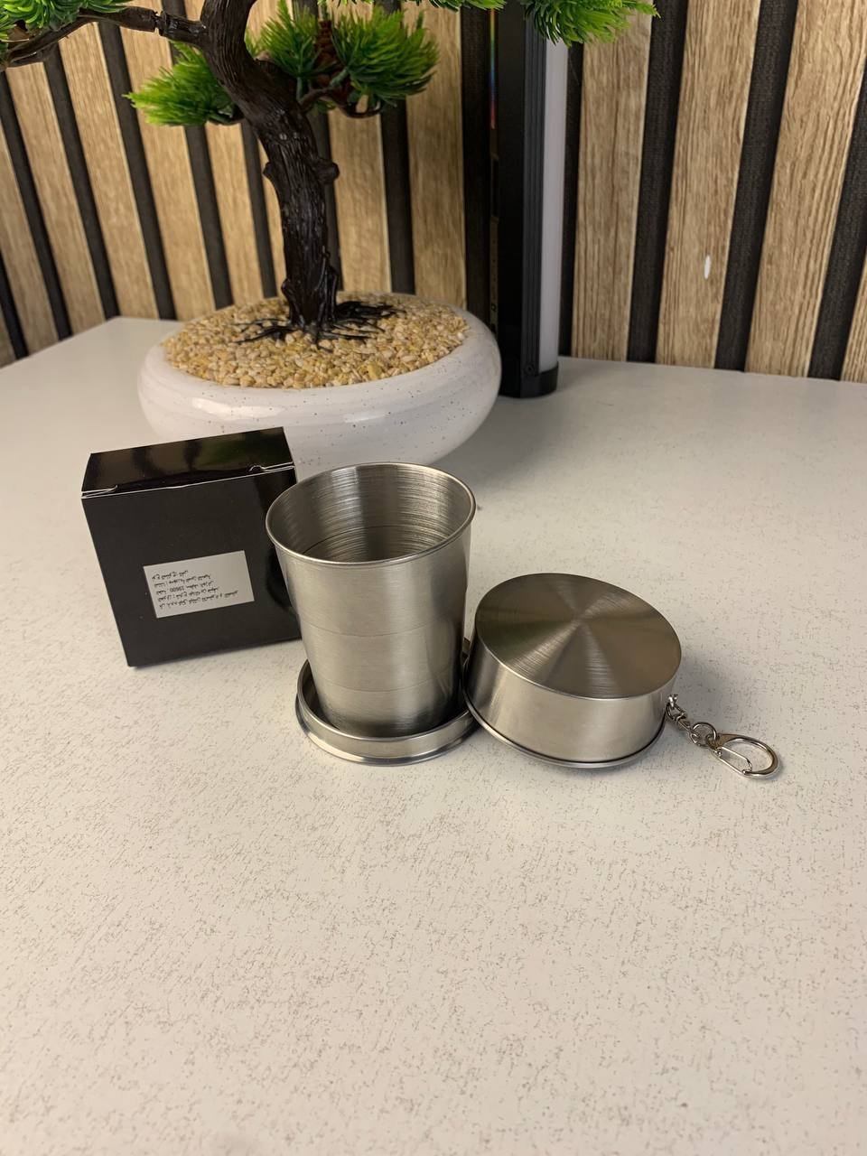 ⁦Mug de camping pratique idéal pour les boissons avec crochet de suspension - كوب مشروبات قابل للطي⁩ - الصورة ⁦14⁩