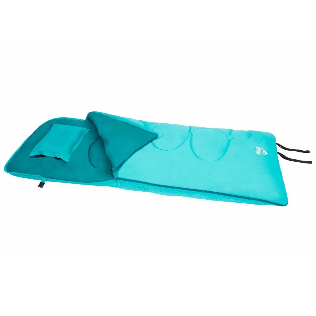 ⁦Pavillo Sac de Couchage Confortable avec Oreiller Gonflable 205x90cm Bestway 68101 - حقيبة نوم مريحة مع وسادة هوائية⁩ - الصورة ⁦8⁩