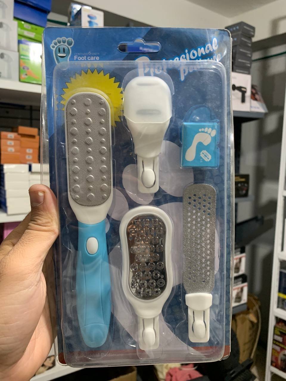 Kit de 5 Pcs Râpe de pédicure professionnelle - الصورة 4