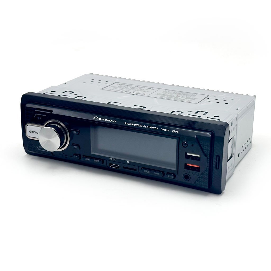 Pioneer-6296BT FM Receiver u0026 MP3 Player pour Voitures - جهاز راديو سيارة بايونير الذكي مع بلوتوث وإضاءة - الصورة 3
