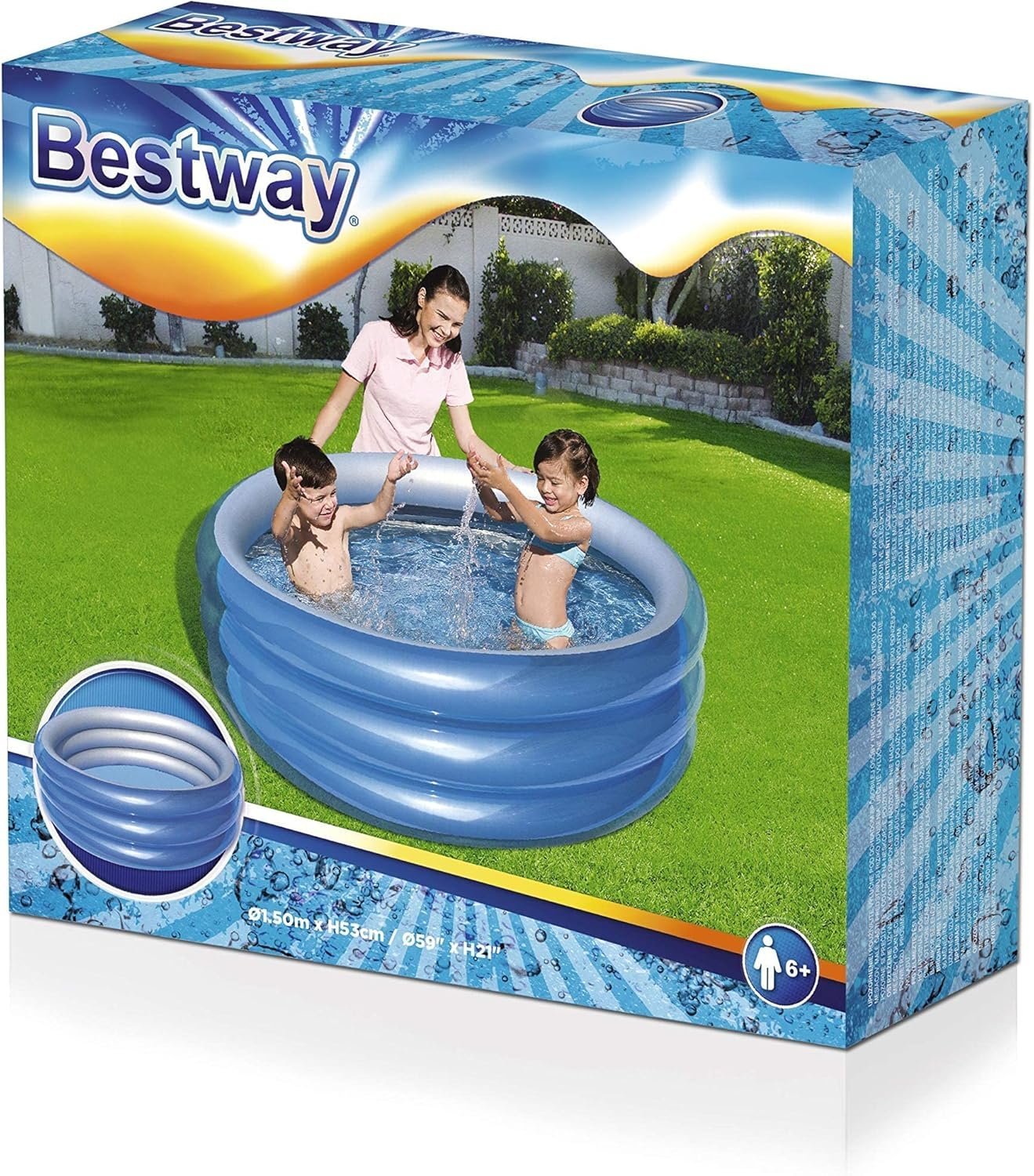 ⁦Piscine Gonflable Enfant Bestway 51041 Design Aquarium - مسبح الأطفال الدائري المنفوخ⁩ - الصورة ⁦8⁩