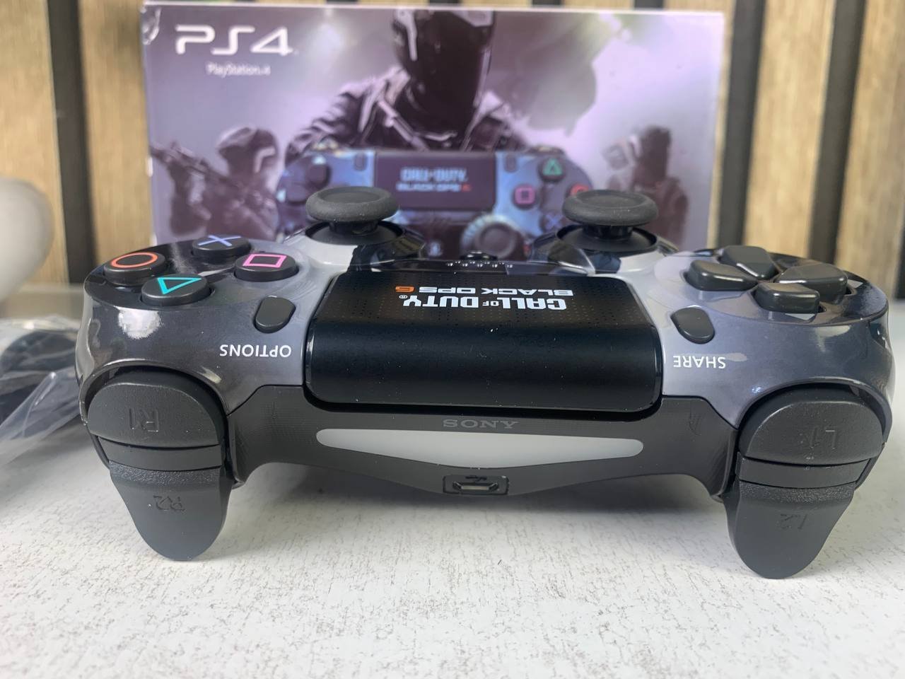 SONY DualShock Manette PS4 Sans Fil, Batterie Rechargeable (High Copy) – Edition COD BO6 - الصورة 5