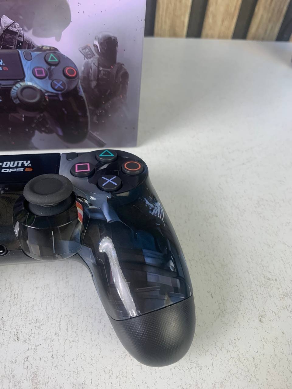 SONY DualShock Manette PS4 Sans Fil, Batterie Rechargeable (High Copy) – Edition COD BO6 - الصورة 7