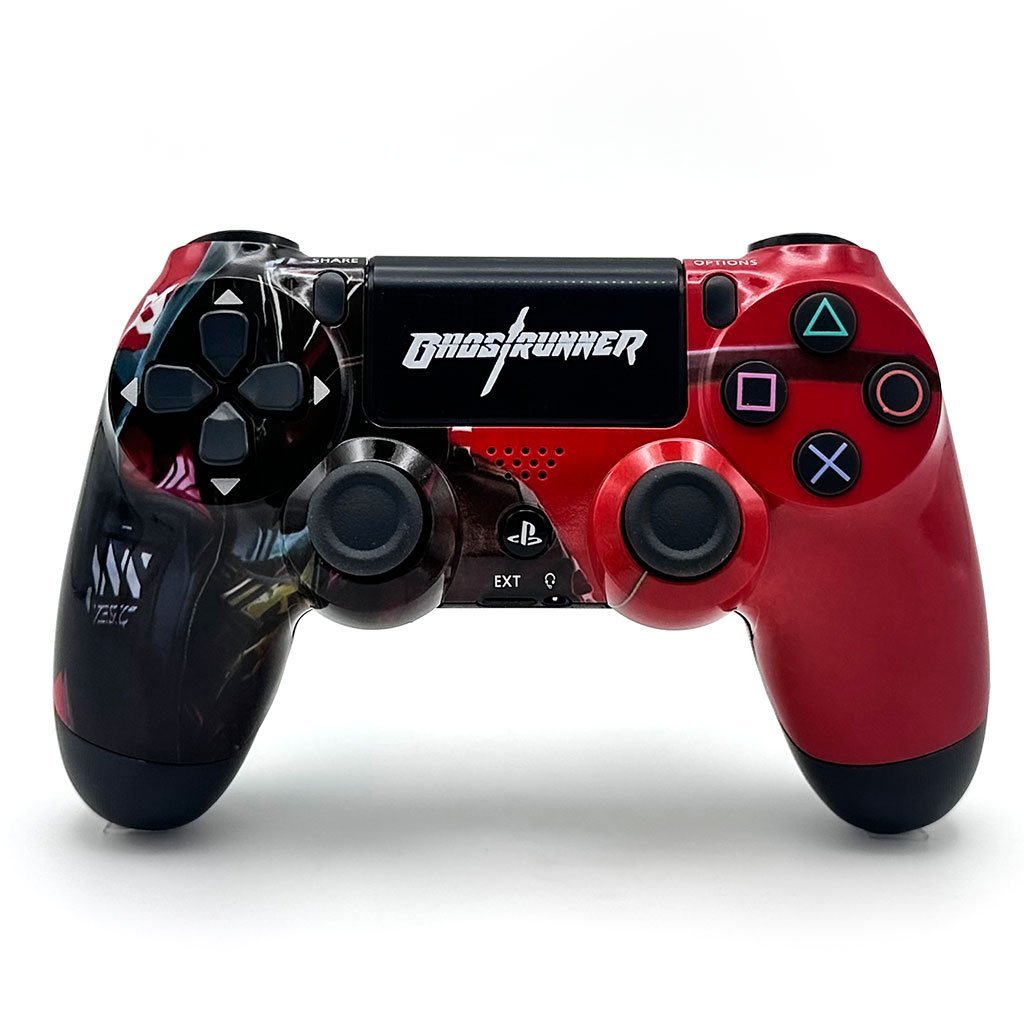 SONY DualShock Manette PS4 Sans Fil, Batterie Rechargeable (High Copy) – Edition Ghost Runner - الصورة 2