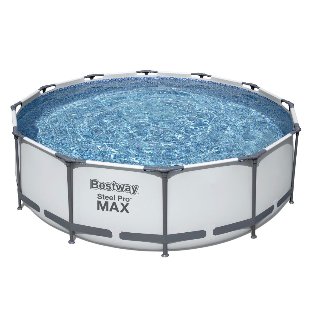 ⁦Steel Pro Max™ Piscine Ronde Avec Pompe Filtrante et Echelle 366x10cm Bestway⁩ - الصورة ⁦6⁩