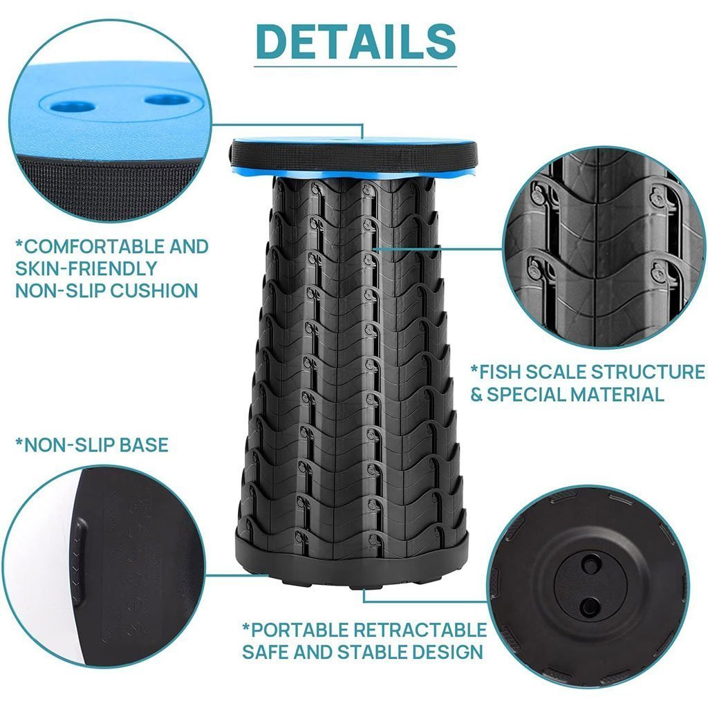 Tabouret Télescopique Portable pour Camping et Sorties – كرسي تليسكوبي محمول - الصورة 5