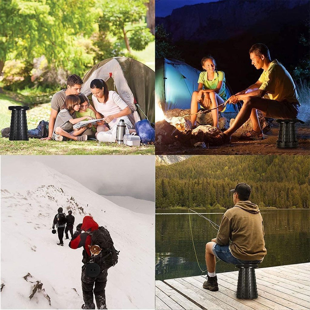 Tabouret Télescopique Portable pour Camping et Sorties – كرسي تليسكوبي محمول - الصورة 2