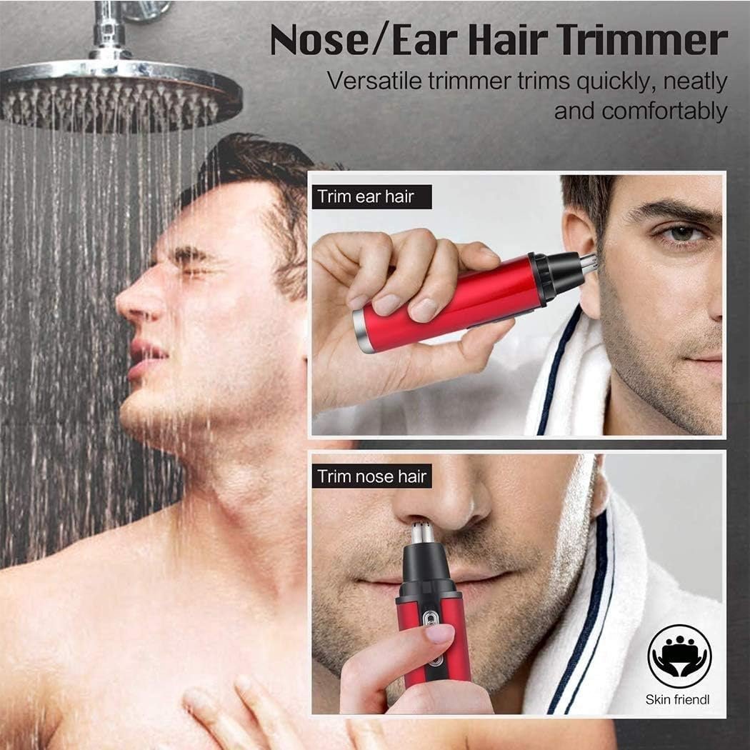 Tondeuse Nez et Oreilles Rechargeable USB avec Lames Rotatives à 360° - ماكينة حلاقة وتشذيب شعر الأنف والأذن القابلة للشحن - الصورة 7