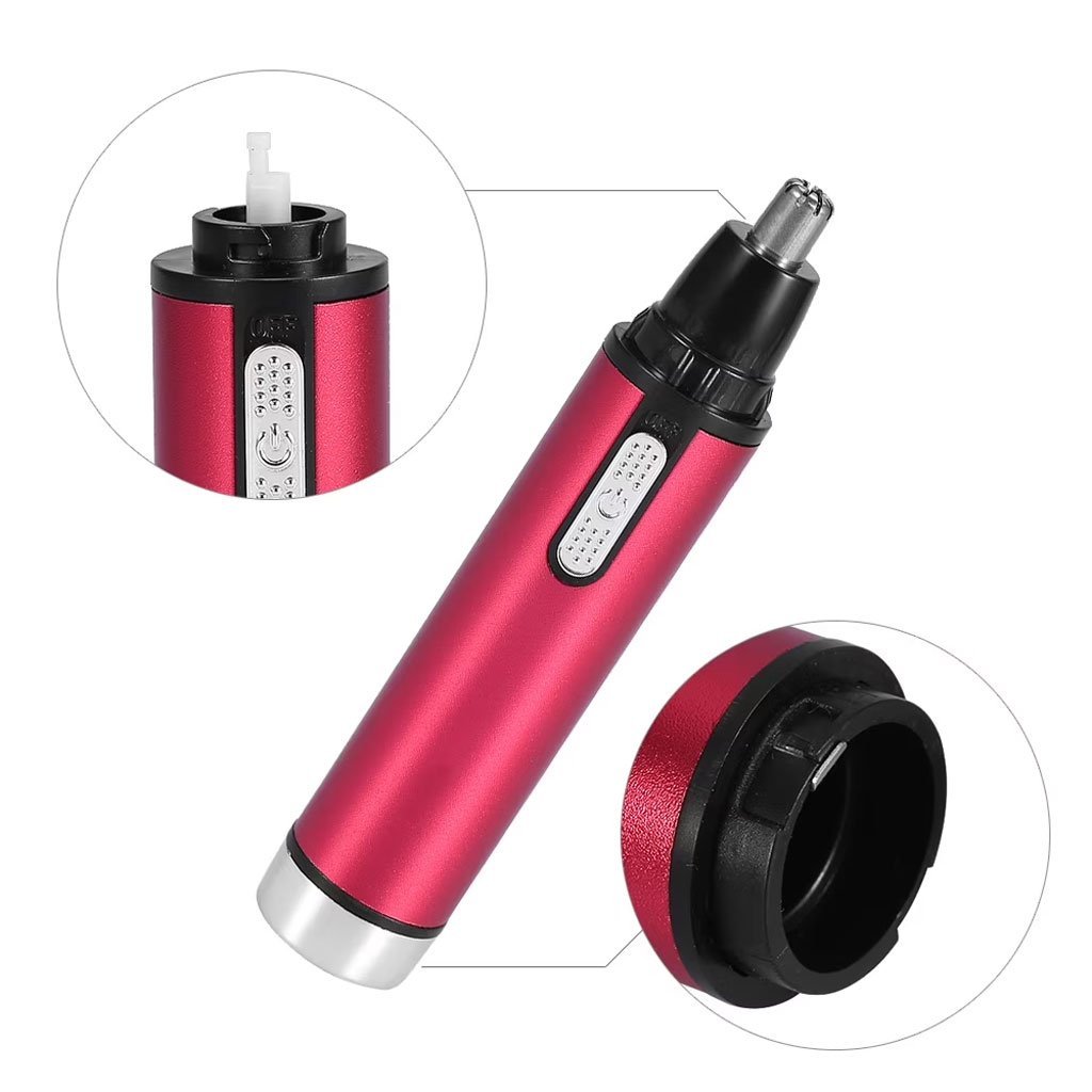 Tondeuse Nez et Oreilles Rechargeable USB avec Lames Rotatives à 360° - ماكينة حلاقة وتشذيب شعر الأنف والأذن القابلة للشحن - الصورة 9