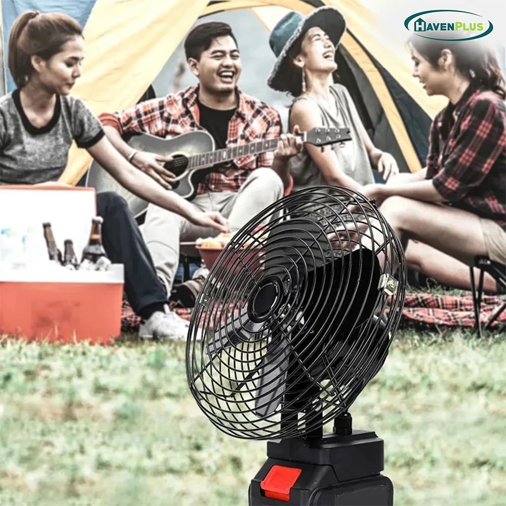Ventilateur de Table Rechargeable avec Batterie Lithium 24V - مروحة مع بطارية كبيرة قابلة للشحن - الصورة 5