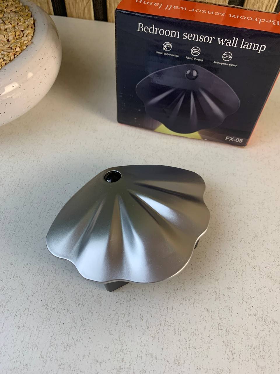 ⁦Applique murale rechargeable USB avec détecteur de mouvement 1Pcs - مصباح منزلي لإضاءة الممرات⁩ - الصورة ⁦3⁩