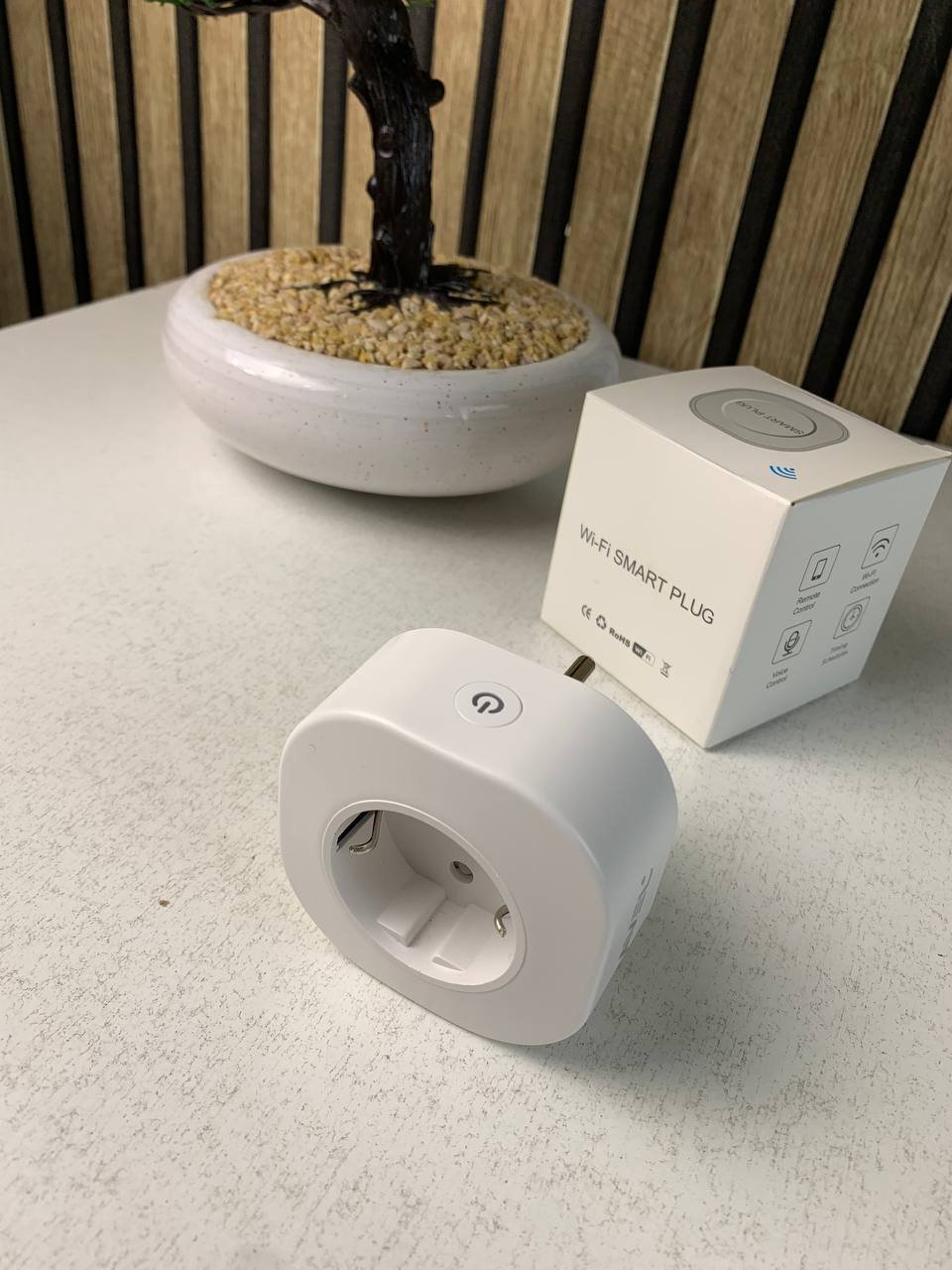 ⁦AVEL Prise intelligente WiFi avec commande vocale - مقبس طاقة ذكي (ويفي)⁩ - الصورة ⁦3⁩