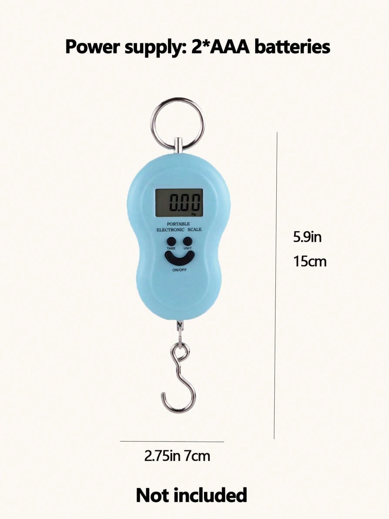 ⁦Balance a Crochet Pour Baguages et pèche 50Kg Ecran Numérique⁩ - الصورة ⁦3⁩