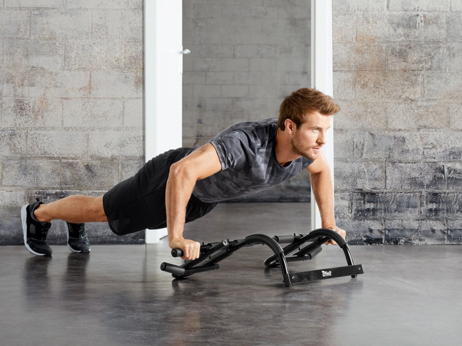 ⁦Barre a fix Extreme de traction Iron Gym  multifonctionnelle antidérapant⁩ - الصورة ⁦3⁩