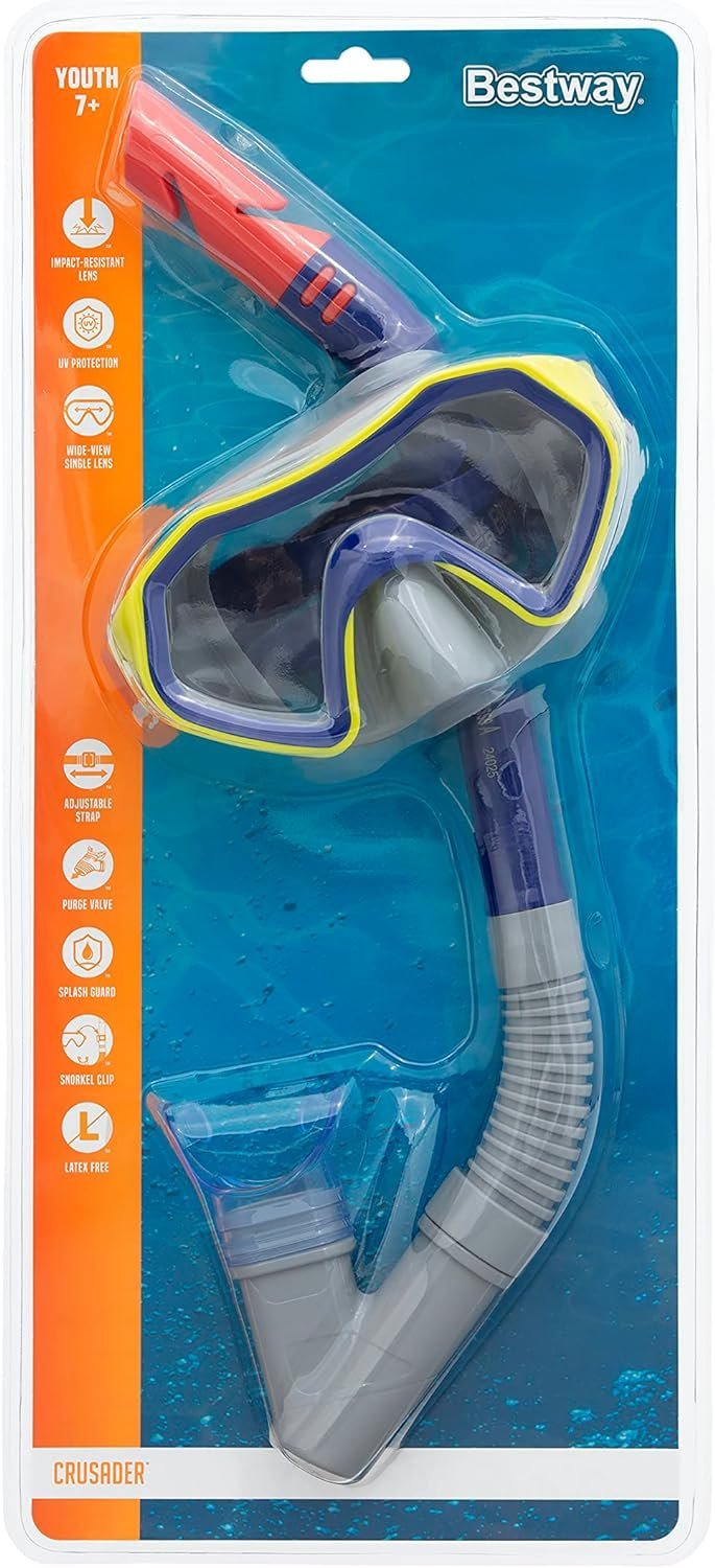 ⁦Bestway Masque et Tuba Crusader pour Jeunes Enfants à partir de 7 Ans 24025⁩ - الصورة ⁦20⁩