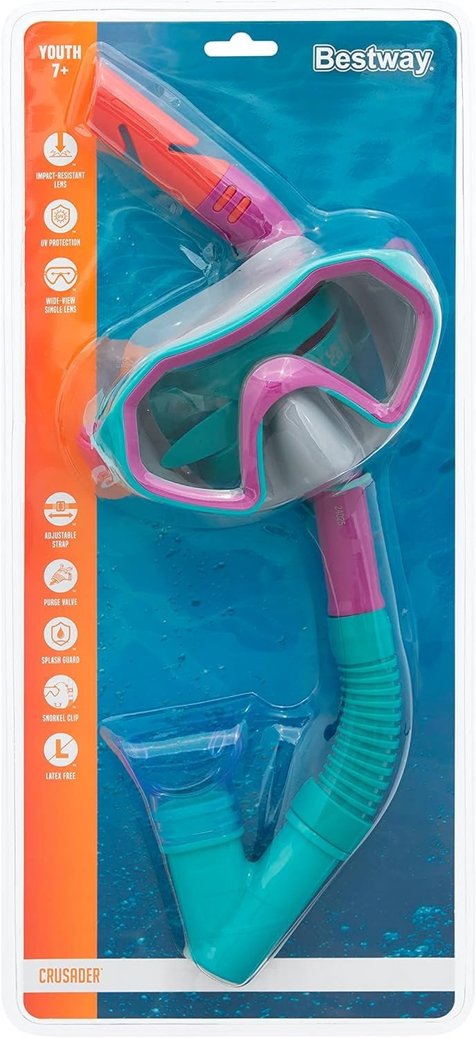 ⁦Bestway Masque et Tuba Crusader pour Jeunes Enfants à partir de 7 Ans 24025⁩ - الصورة ⁦21⁩