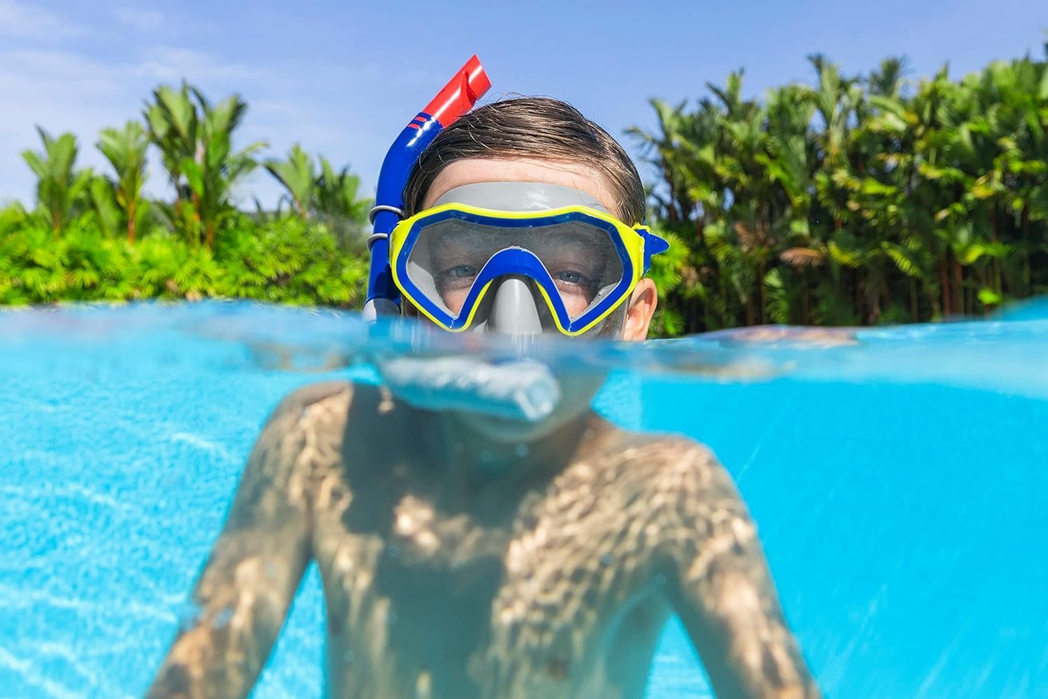 ⁦Bestway Masque et Tuba Crusader pour Jeunes Enfants à partir de 7 Ans 24025⁩ - الصورة ⁦3⁩