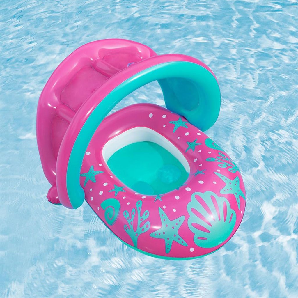 Bouée Gonflable pour enfants avec toit de protection UV Bestway 34091 – عوامة مائية للأطفال - الصورة 3