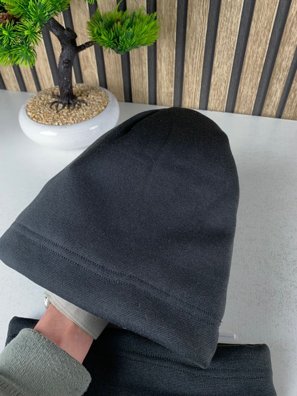 ⁦Cagoule Full-Face pour une protection complète du visage noir V2 – قناع وجه كامل⁩ - الصورة ⁦3⁩