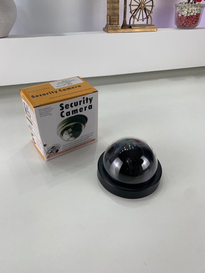 ⁦Caméra Factice de Surveillance Dôme avec LED Clignotante – كاميرا مراقبة وهمية مع ضوء⁩ - الصورة ⁦2⁩