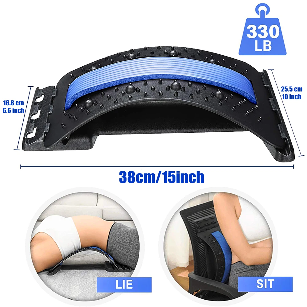 ⁦Civière de support lombaire pour massage du dos, planche vertébrale, muscle inférieur et supérieur, instituts oto pour hernie discale⁩ - الصورة ⁦11⁩