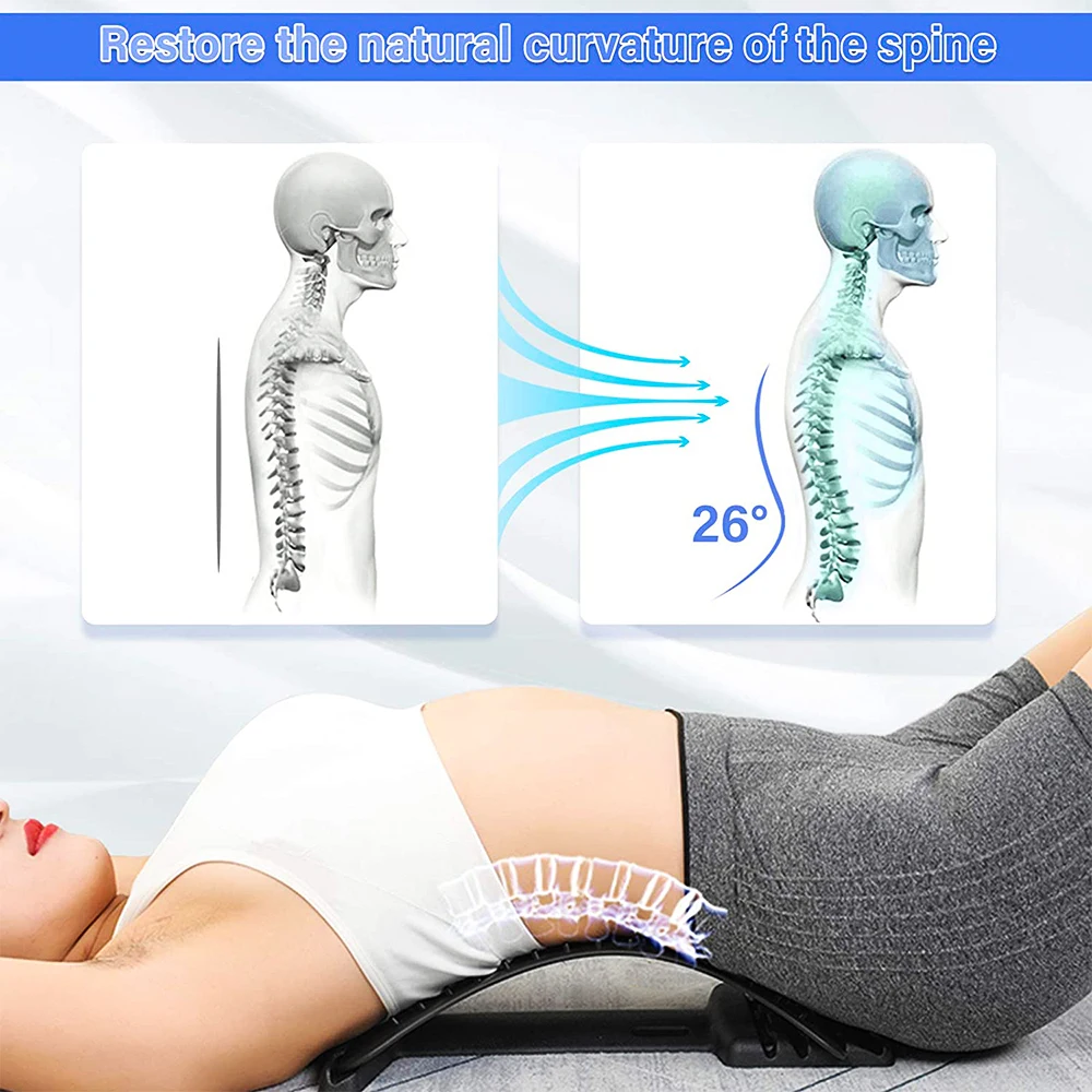 ⁦Civière de support lombaire pour massage du dos, planche vertébrale, muscle inférieur et supérieur, instituts oto pour hernie discale⁩ - الصورة ⁦6⁩