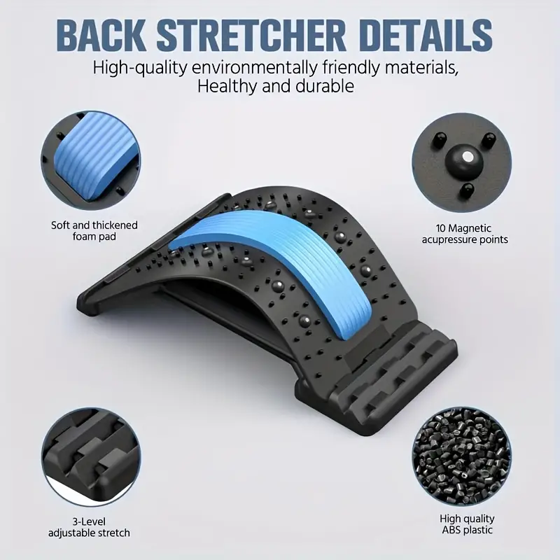 ⁦Civière de support lombaire pour massage du dos, planche vertébrale, muscle inférieur et supérieur, instituts oto pour hernie discale⁩ - الصورة ⁦8⁩