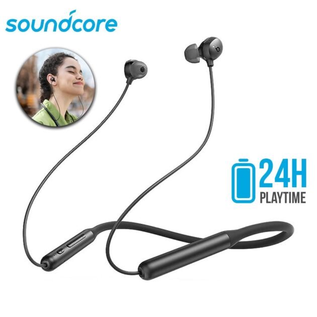 Écouteurs tour de cou Bluetooth Anker Soundcore Life U2 24 h d’autonomie - سماعات رياضية أصلية