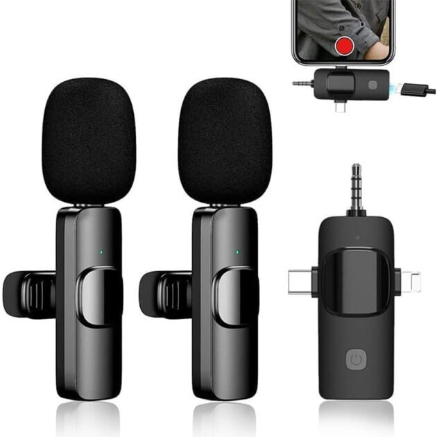 Micro Cravate sans fil pour iPhone,Android ميكروفون لاسلكي