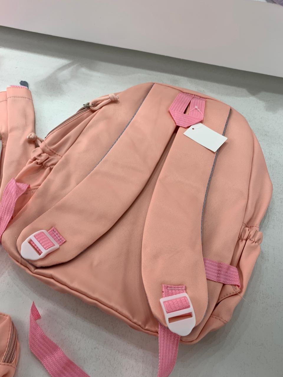⁦Ensemble de sacs d’école Kawai pour adolescents 3Pcs Ours Rose – محفظة 3 قطع كاواي وردي⁩ - الصورة ⁦5⁩