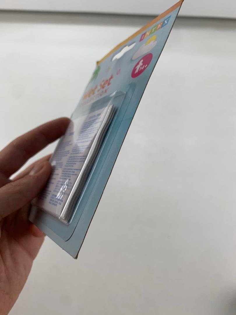 ⁦Intex Kit de Réparation de Vinyle Plastique Humide 6Pcs – طقم لإصلاح المنتجات القابلة للنفخ⁩ - الصورة ⁦2⁩