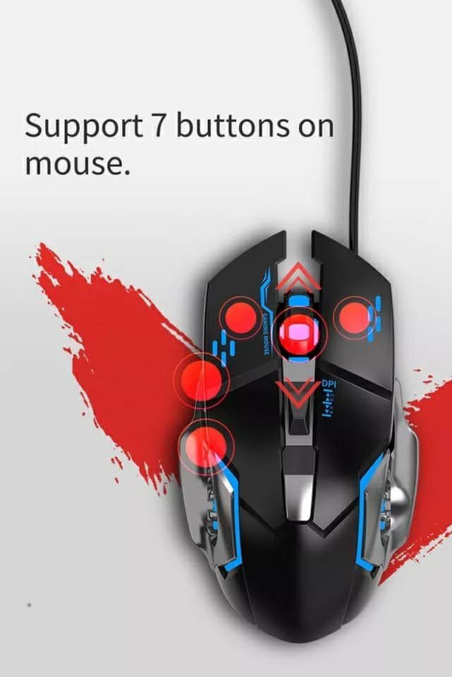 ⁦Mix Pro Clavier Souris 4en1 Pour smartphone Gaming PUBG-Fortnite⁩ - الصورة ⁦7⁩