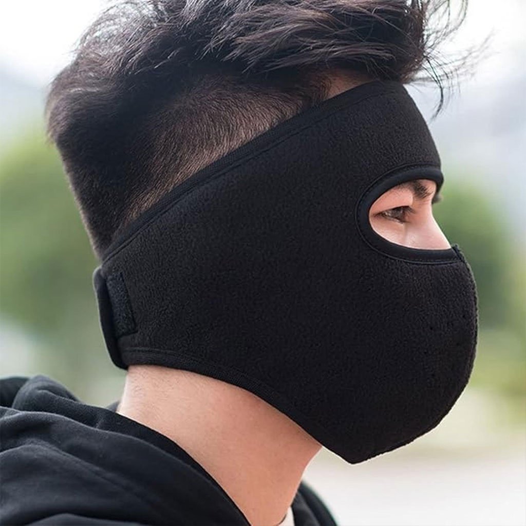 ⁦Pack-Moto  Masque air flow coupe-vent + Gants Tactique Doigt Complet  – طقم قناع وجه مع قفازات شتوية⁩ - الصورة ⁦9⁩