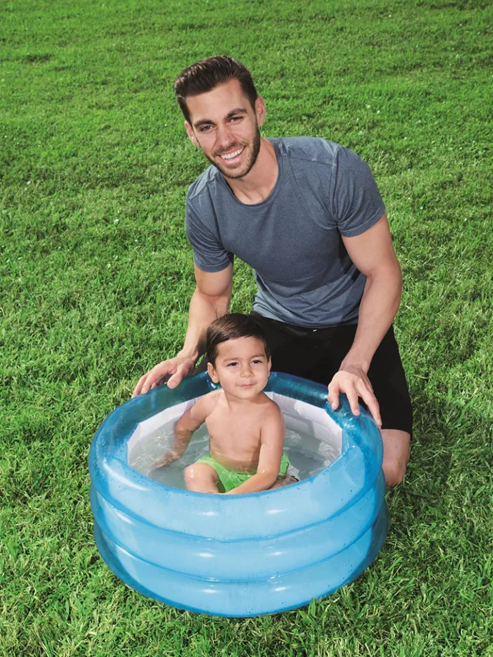 ⁦Piscine Gonflable pour Enfants Bestway 51033 Dimensions 70 cm x 30 cm 3 Anneaux - مسبح للأطفال الصغار⁩ - الصورة ⁦2⁩