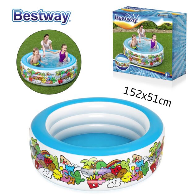 Piscine Gonflable Ronde 152 cm x 51 cm Bestway