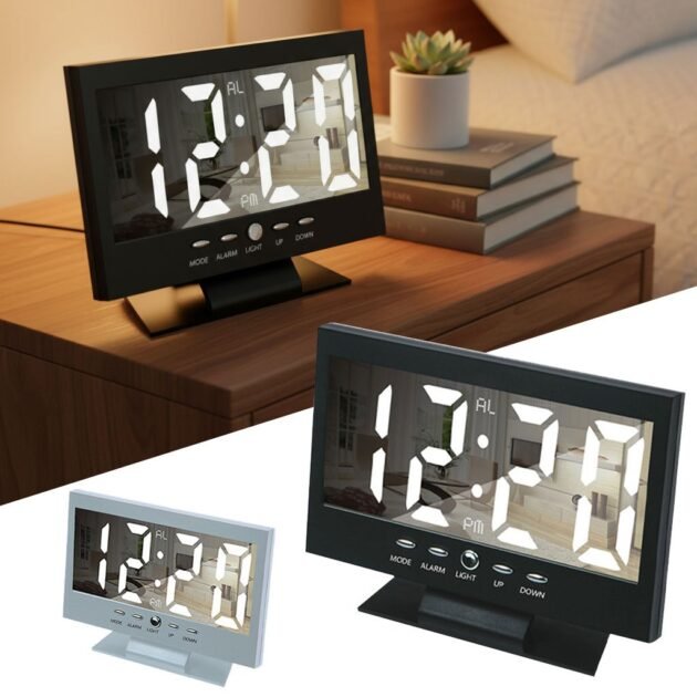 Réveil Numérique Miroir LED Moderne DS-8082L – ساعة منبه رقمي