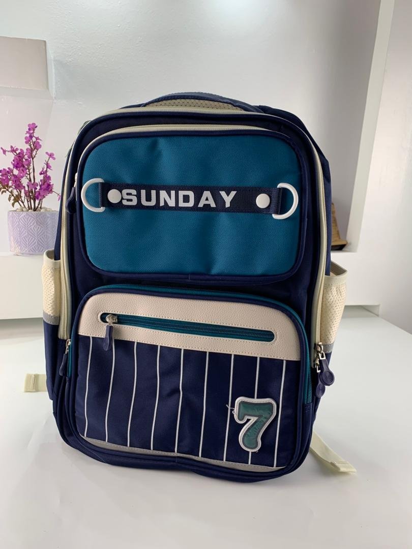 ⁦Sac à Dos Scolaire pour Enfants SUNDAY Bleu – حقيبة ظهر مدرسية للأطفال أزرق⁩ - الصورة ⁦2⁩