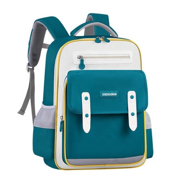 Sac à Dos Scolaire Style Kawaii Grand Volume Tissu Imperméable Vert SACKDS01VRT - حقيبة مدرسية بتصميم كاوايي