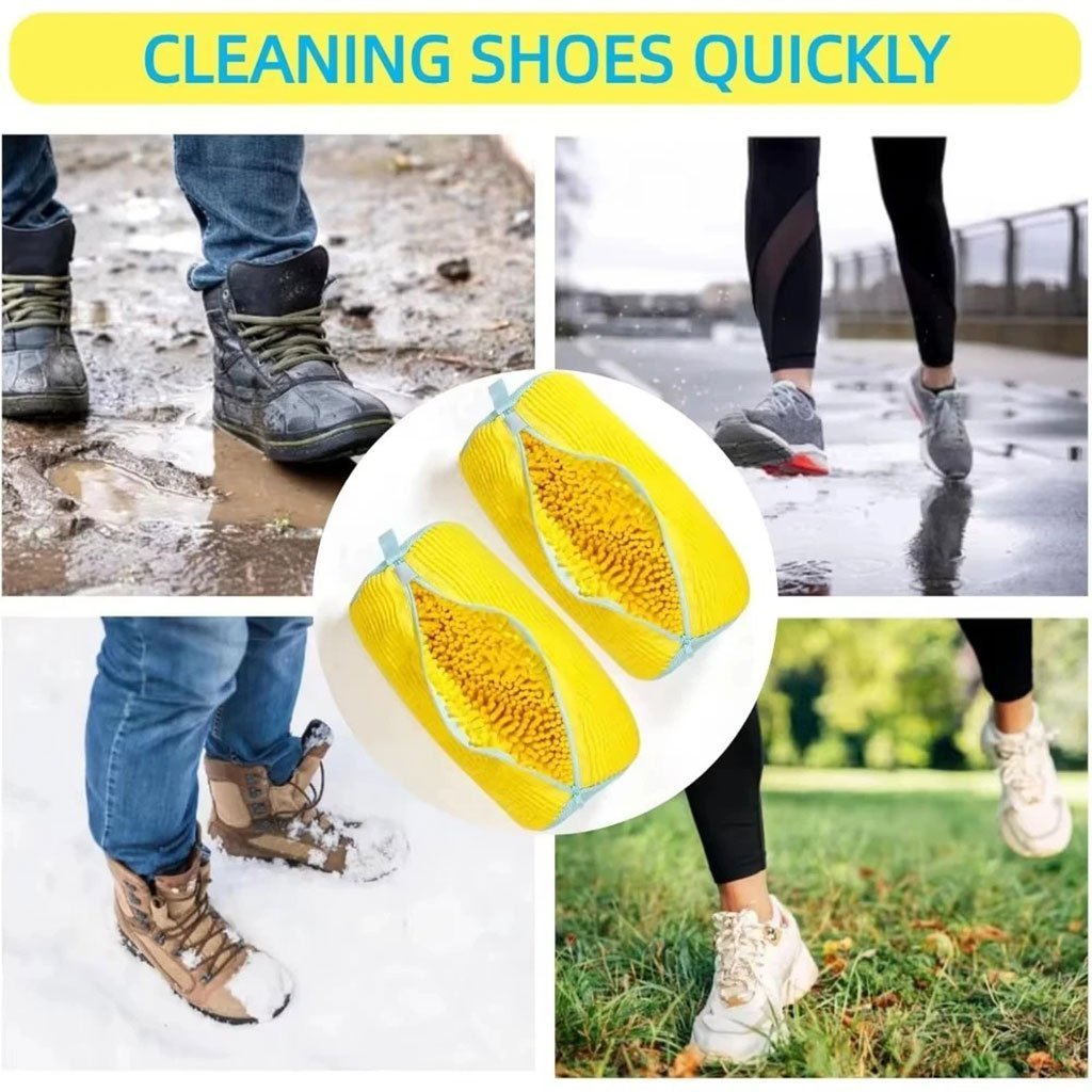 ⁦Sac de lavage chaussures pour machine à laver en microfibre 1Pcs – كيس من ميكروفيبر لغسل الأحذية في الغسالة⁩ - الصورة ⁦6⁩