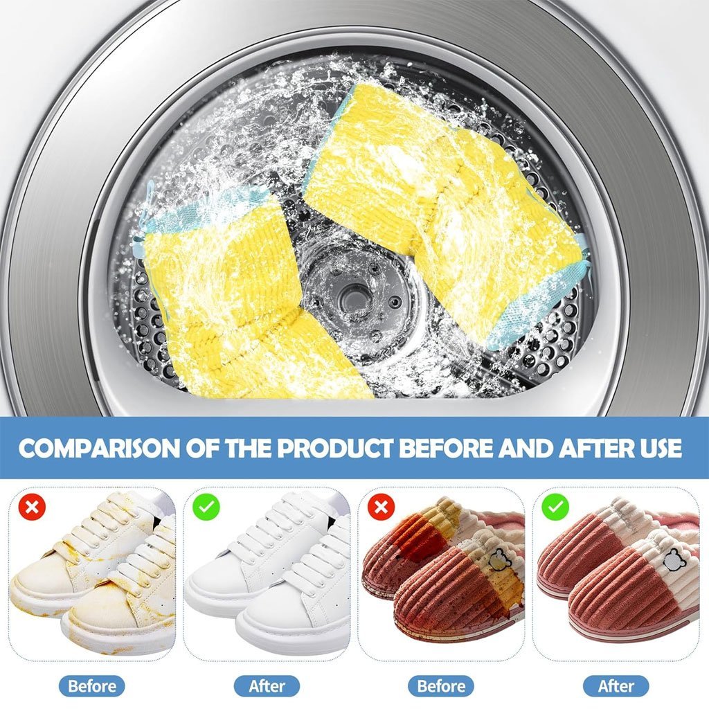 ⁦Sac de lavage chaussures pour machine à laver en microfibre 1Pcs – كيس من ميكروفيبر لغسل الأحذية في الغسالة⁩ - الصورة ⁦7⁩
