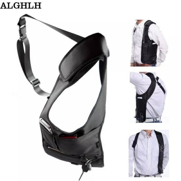 Sacoche  sous-bras Anti-vol Multi-Poche Design Élégant Pour Voyage Quotidien