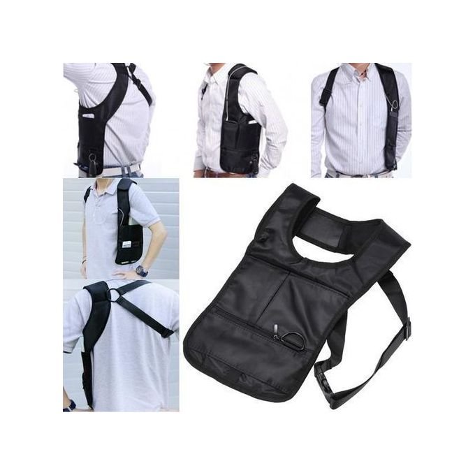 ⁦Sacoche  sous-bras Anti-vol Multi-Poche Design Élégant Pour Voyage Quotidien⁩ - الصورة ⁦3⁩