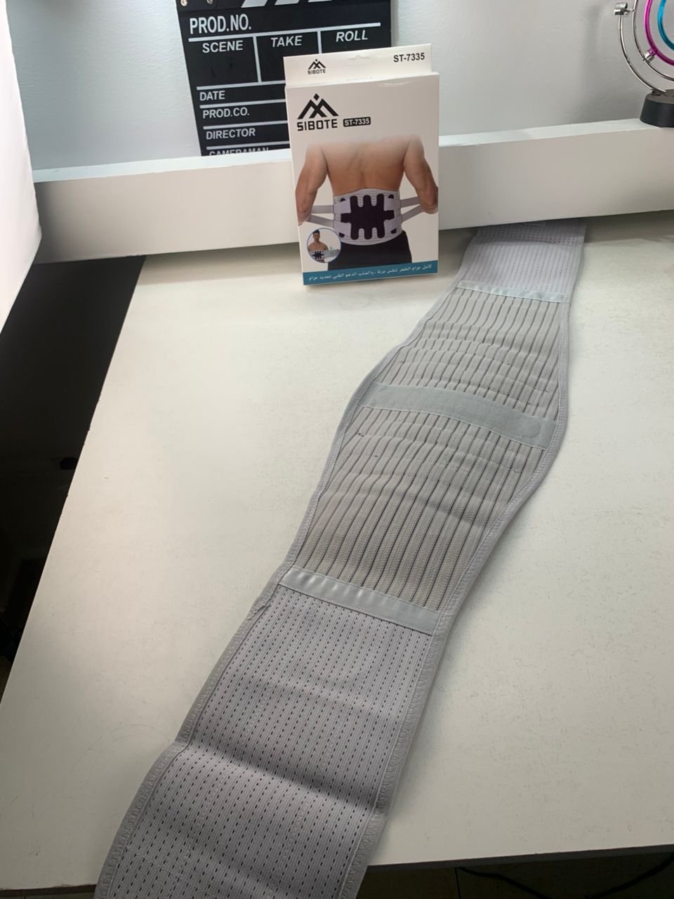 ⁦Sibote Ceinture de Soutien Lombaire Réglable ST-7335 – حزام شد الظهر⁩ - الصورة ⁦5⁩