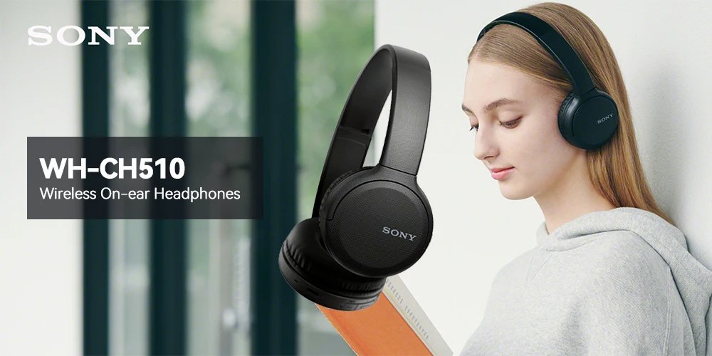 ⁦Sony Casque Bluetooth Original sans fil assistant vocal intégré, charge rapide, autonomie jusqu'à 35 heures WH-CH510⁩ - الصورة ⁦2⁩